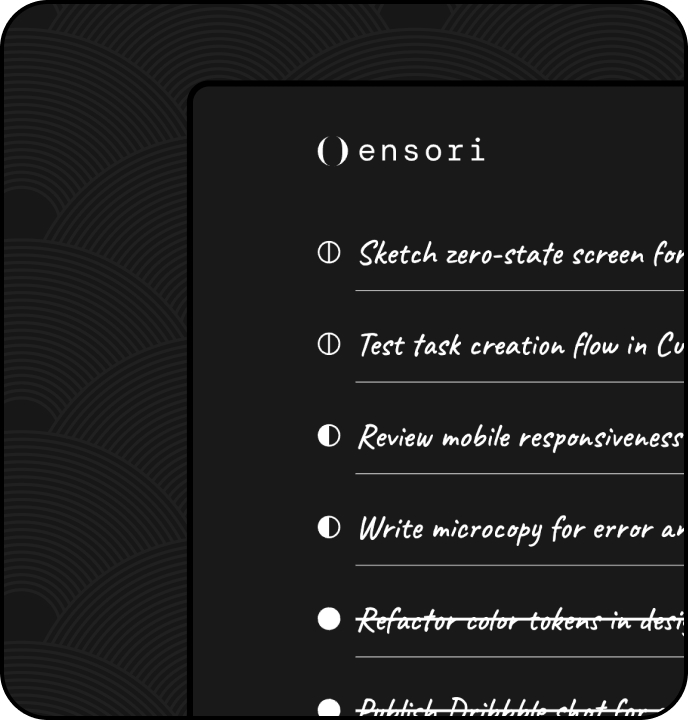 Dark mode interface